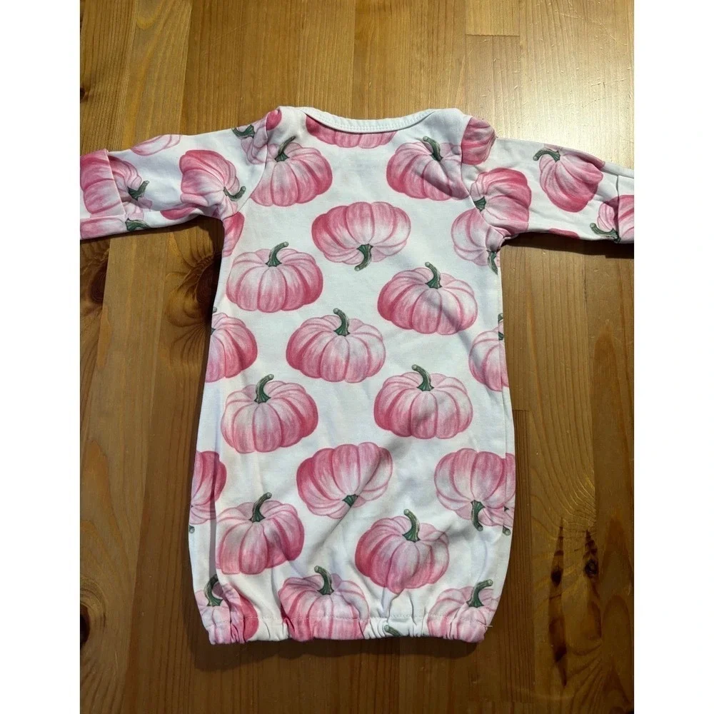 Baby Pumpkin Sleep Gown 100% Cotton Size 3 Months